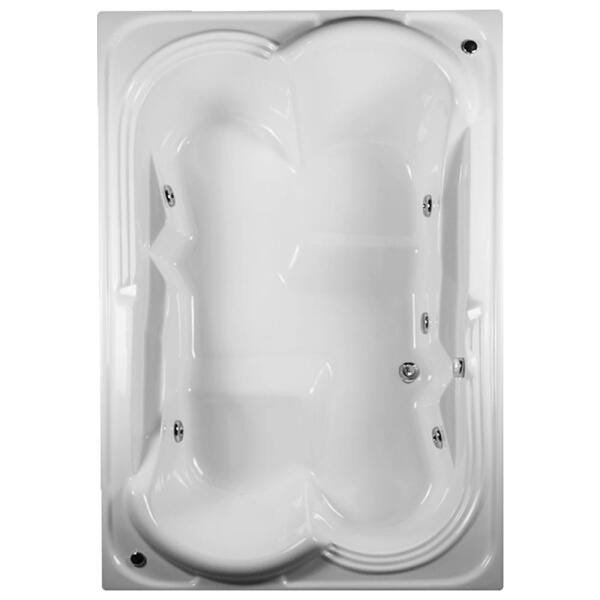 Banheira de Hidromassagem Hortega Dupla 1,65x1,22x0,45 Acrilico-Padrão - 1