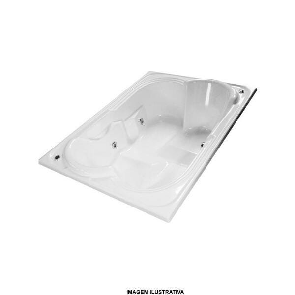 Banheira de Hidromassagem Hortega Dupla 1,82x1,22x0,45 Acrilico-Padrão - 2