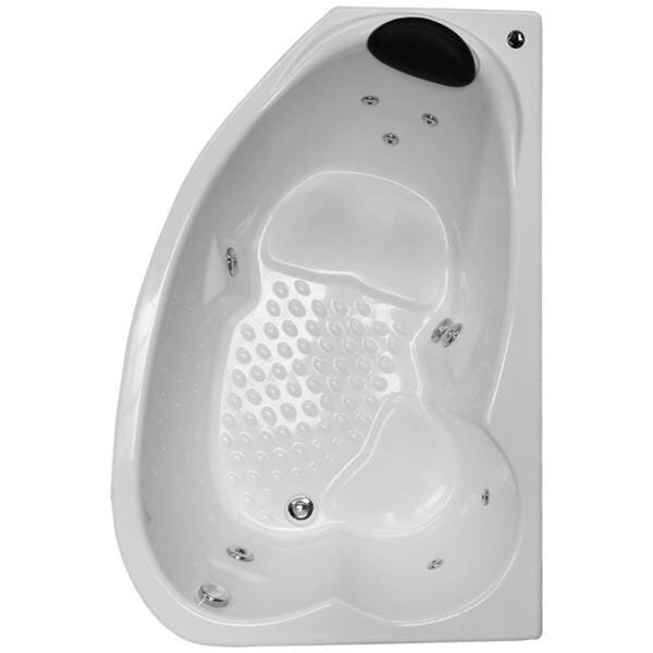 Banheira de Hidromassagem Monza Individual 1,50x1,00x0,50 Acrilico-Completa - 1