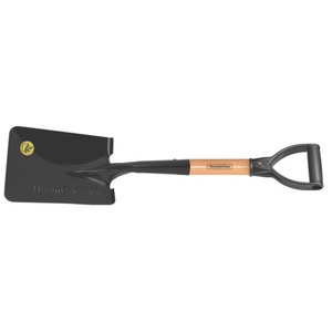 Pá Quadrada Pequena com Cabo 45 Cm