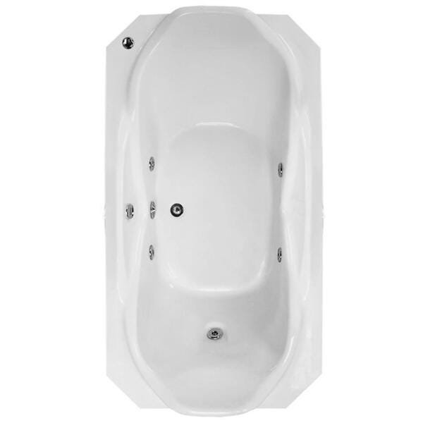 Banheira de Hidromassagem Munique Dupla 1,80x1,00x0,41 Acrilico-Padrão - 1