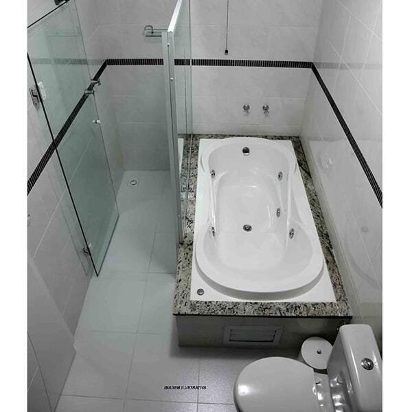 Banheira de Hidromassagem Ottawa Individual 1,80x0,90x0,42 Acrilico-Padrão - 3