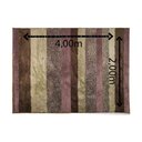 Ver imagem 3 de Tapete para Quarto ,sala ,escritório 2,00 X 4,00 Pelo Macio.:listrado Capuccino