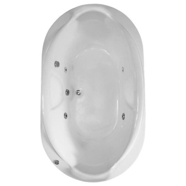 Banheira de Hidromassagem Pequim Dupla 1,90x1,10x0,41 Acrilico-Padrão - 1