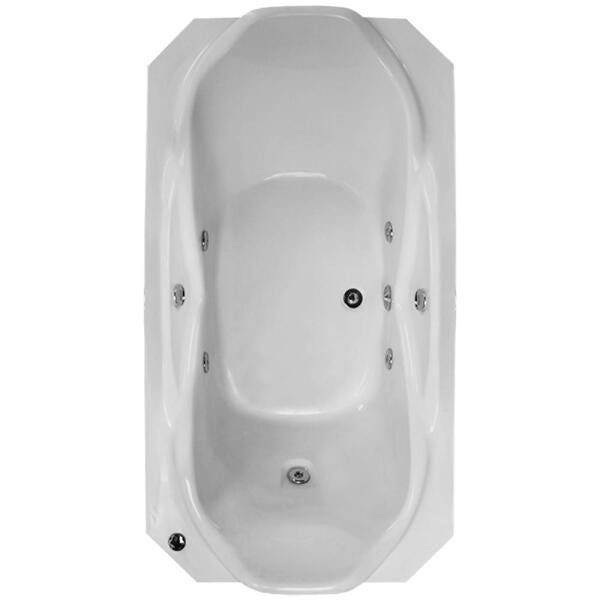 Banheira de Hidromassagem Munique Dupla 1,80x1,30x0,46 Acrilico-Padrão - 1