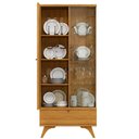 Ver imagem 5 de Cristaleira Versa 1 Porta Ripada 1 Porta de Vidro e 1 Gaveta Naturalle