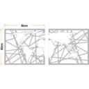 Ver imagem 3 de Quadro Mapa Mundi Abstrato Rose