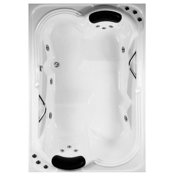 Banheira de Hidromassagem Hortega Dupla 1,82x1,22x0,45 Acrilico-Completa - 2
