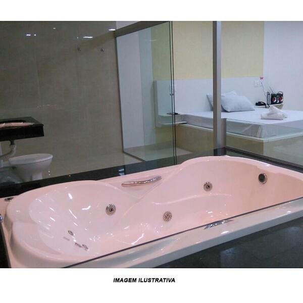 Banheira de Hidromassagem Ottawa Dupla 1,80x1,20x0,41 Acrilico-Completa - 5
