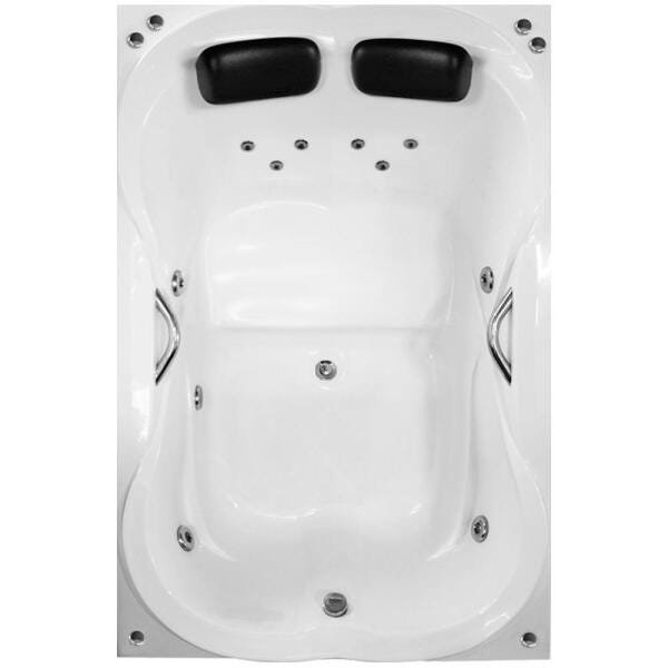 Banheira de Hidromassagem Ottawa Dupla 1,80x1,20x0,41 Acrilico-Completa - 7