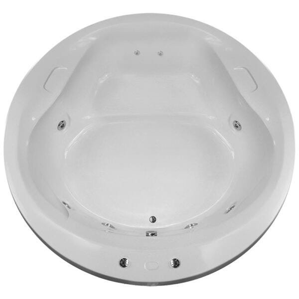 Banheira de Hidromassagem Taurus Dupla 1,80x1,80x0,47 Acrilico-Padrão - 1