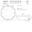 Ver imagem 3 de Banheira de Hidromassagem Savona Dupla 1,50x1,50x0,48 Acrilico-Padrão