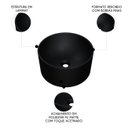 Ver imagem 3 de Cuba Pia para Banheiro Redonda 26cm Celine C08 Preto - Mpozenato