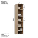 Ver imagem 4 de Guarda-Roupa Módulo 45x180 e Módulo 45x40 2 Portas e 3 Prateleiras Frame CabeCasa MadeiraOriginals