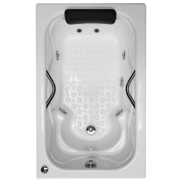 Banheira de Hidromassagem Turim Individual 1,08x0,70x0,49 Acrilico-Completa - 1