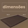 Pillow Top para Sofá Reclinável 10cm 1200g/m² 180x90cm Cinza - 11