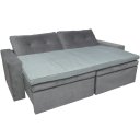 Ver imagem 2 de Pillow Top para Sofá Reclinável 10cm 1200g/m² 180x90cm Cinza