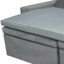 Ver imagem 5 de Pillow Top para Sofá Reclinável 10cm 1200g/m² 180x90cm Cinza