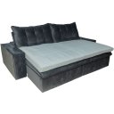 Ver imagem 1 de Pillow Top para Sofá Reclinável 10cm 1200g/m² 180x90cm Cinza