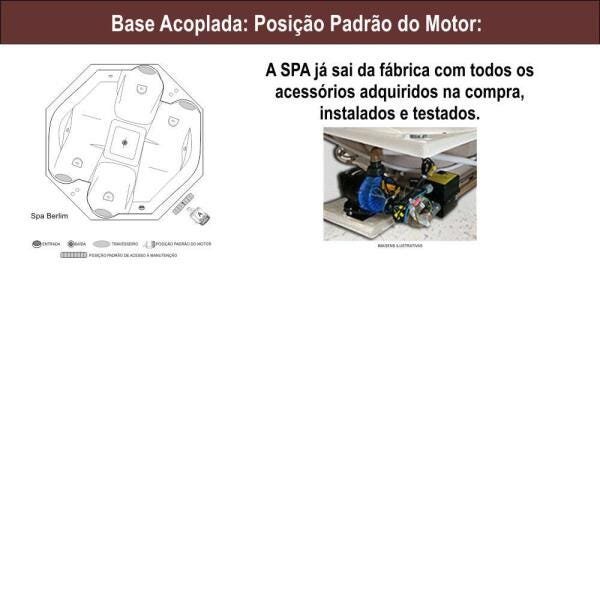 Spa Lineaplas Berlim 1,84x1,84x0,71 Acrilico Com Hidro-Completa - 2