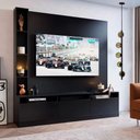 Ver imagem 2 de Lustre Vertical Figo Preto - 5 Globos Esfera de Vidro Âmbar