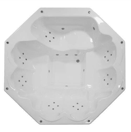 Spa Lineaplas Topazio 2,63x2,63x0,75 Acrilico Com Hidro-Padrão - 1