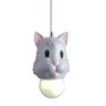 Luminária Pendente Quarto de Criança Bebê Infantil E27 Bivolt:gato Cinza/110v/220v - 1