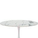 Ver imagem 2 de Mesa Saarinen Tulipa Jantar Oval 120x80cm Tampo Marmorizado