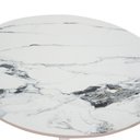 Ver imagem 3 de Mesa Saarinen Tulipa Jantar Oval 120x80cm Tampo Marmorizado