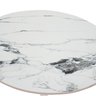 Mesa Saarinen Tulipa Jantar Oval 120x80cm Tampo Marmorizado - 3