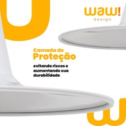 Mesa Saarinen Tulipa Jantar Oval 120x80cm Tampo Marmorizado - 6