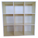 Ver imagem 6 de Armário Colmeia 9 Nichos Rack Prateleiras Divisórias Branco Cód.309