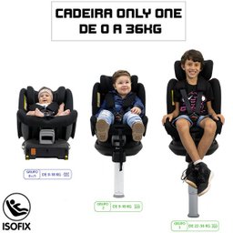 Cadeirinha Bebê Conforto Para Bebe e Criança 0 até 36 Kg Only One Graphite Abc Design - 8