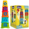 Brinquedo de Bebê Copos Geométricos 2 em 1 Vira Torre Encaixe Infantil 10 - 36 Meses Chicco - 1