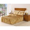 Kit Monaliza Casal 07 Peças Colcha Dourada - 1