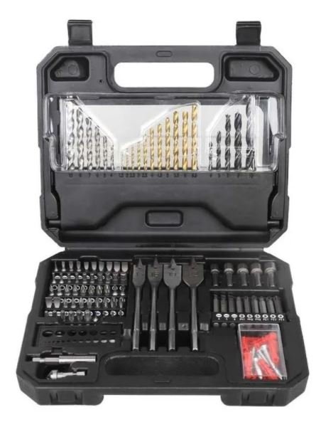 Kit 125 pçs - brocas, bits e acessórios Wesco WS9958 - 2