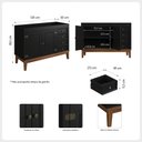 Ver imagem 2 de Cozinha Modulada 2 peças - Preto