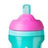 Copo Térmico Com Canudo Antivazamento +12 Meses 260ml Straw Cup Tommee Tippee Menino - Rosa e Verde - 2