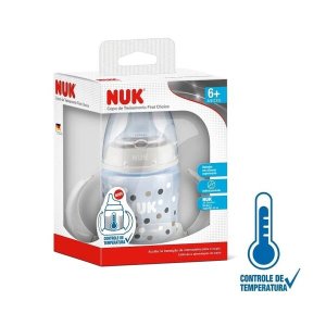 Copo De Bebê De Treinamento Com Controle de Temperatura 150ml Branco First Choice Nuk