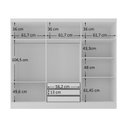Ver imagem 4 de Guarda-roupa 100% Mdf 6 Portas 3 Gavetas Lisboa Yescasa