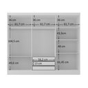 Ver imagem 7 de Guarda-Roupa 100% MDF 6 Portas 3 Gavetas Lisboa Yescasa Branco