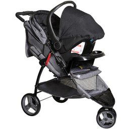 Conjunto Carrinho Bebê Passeio Berço Cross Trail De 0 a 15kg com Bebê Conforto Cocoon De 0 a - Preto - 2