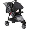 Conjunto Carrinho Bebê Passeio Berço Cross Trail De 0 a 15kg com Bebê Conforto Cocoon De 0 a - Preto - 2