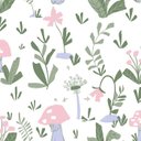 Ver imagem 1 de Papel de Parede Infantil SONHOS - 4214 Jardim Colorido