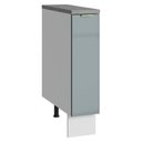 Ver imagem 1 de Balcão Porta-Temperos 20 cm 1 Porta Branco/Cinza Lux Madesa