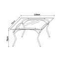 Ver imagem 3 de Conjunto de Mesa Tampo Vidro Lion com 4 Cadeiras Juliana