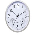 Ver imagem 1 de Relogio de Parede Completo Termometro Higrometro Medidor Temperatura Decorativo Escritorio Vintage