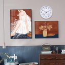 Ver imagem 6 de Relogio de Parede Completo Termometro Higrometro Medidor Temperatura Decorativo Escritorio Vintage