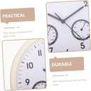 Ver imagem 3 de Relogio de Parede Completo Termometro Higrometro Medidor Temperatura Decorativo Escritorio Vintage