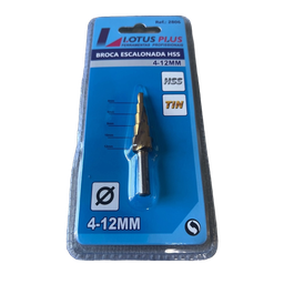 Broca Escalonada de 4 À 20 Mm Hss Espiral Profissional - 6